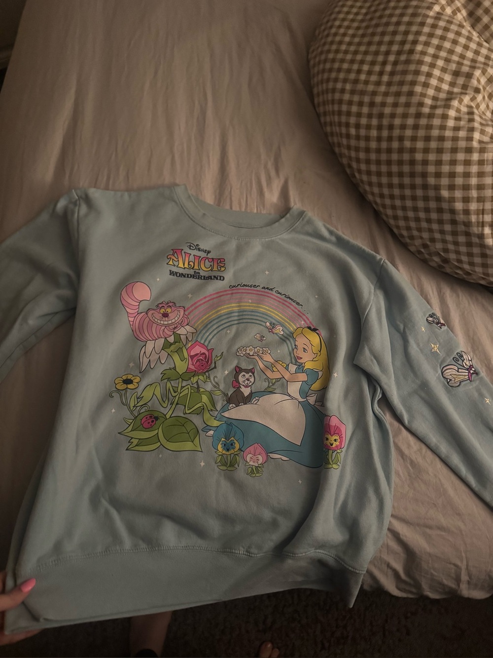 Alice in wonderland sweatshirt